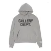 Sweats à capuche pour hommes I Street Center Basic Letter Printin Vintae Top Quality Cotton And Women's Loose Terry Ooded Sweater