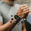 Smart Watch Full Touch Screen per telefoni Android e iOS Compatibile Fitness Tracker con cuore