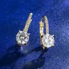 Stud Trendy 14k Gold Plated Earrings Silver Hoops 925 Dingle Earrings for Women Spak Back Earring Drop Girls SMycken 230731