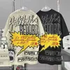 Erkek Tişörtleri Gerçek Fotoğraf Hellstar T-Shirt Amerikan Yüksek Sokak Hip Hop Bahis Baskı Hellstar T Shirt Erkek Kadın Yaz Kısa Kollu Üst Tee J230731