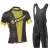 Conjuntos de carreras Giant MTB Ropa de ciclismo para hombre Bicicletas de verano Jersey Mountain Bike Bib Shorts Motocross Triatlón Maillot Camisetas