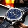 Damenuhr, neue mechanische Uhr mit rotierendem Sternenhimmel, Galaxy Advanced-Uhr, automatische mechanische Herrenuhr, gleiches Modell mit Logo