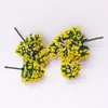 Decoratieve bloemen 10 stks micro landschap model boom handgemaakte plastic bloem landschapsarchitectuur kleine architectonische zand miniatuur scène