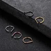 Кнопки пупок Bell Contry 10pcs/лот D Shape nariz Septum Ring