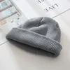 Berets Scrub Cap Für Unisex Beanies Gestrickte Solide Nette Hut Dame Herbst Weibliche Beanie Caps Wärmer Motorhaube Männer Casual Großhandel