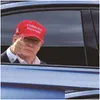 Banner Vlaggen 25X32Cm Trump 2024 Auto Sticker Feestartikelen Amerikaanse Presidentsverkiezingen Pvc Auto Raamstickers Drop Delivery Home Gard Dhgwl