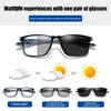 Sunglasses Pochromic Myopia Glasses Flexible Sports Unisex Ultralight Vintage Near Sight Prescription Eyeglasses Retro For Men