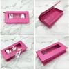 Falsche Wimpern Großhandel Kosmetikverpackung Magnetbox 3D Nerz Wimpern Boxen Karton PVC Fenster Leere Wimpern