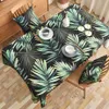 Table Cloth Tropical Green Printed Tablecloth Summer Living Home Decor Simple Family Dinner Table Coffee Table R230801