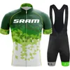 사이클링 저지 세트 SRAM 저지 남성 의류 여름 짧은 소매 MTB 자전거 정장 자전거 옷 ropa ciclismo Hombre 230801