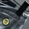 Herren Jeans Frühling und Sommer Holes In Nine Points Slim Gerade Hosen Dünner Stil Haren Marke Casual 230731