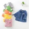 Cardigan WinterAutumn Bébés Filles Garçons Cardigan Chandail Tops Solide Vêtements Pour Enfants Nouveau-Né Infantile Enfants Baseball Vestes Manteaux Survêtement J230801