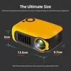 Smart Projectors A2000 MINI Projector Home Cinema Theater Portable 3D LED Video Projectors Game Laser Beamer 4K 1080P Via HD Port Smart TV BOX 230731