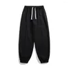 Pantalons pour hommes M-5XL pantalons de survêtement minces hommes joggeurs hommes sport survêtement ample Jogging pantalon grande taille surdimensionné vêtements mercerisés