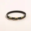 Love Letter Black New Brand Charm Gold Plated Summer Travel Romantic Gift Bracelet High Quality Waterproof Jewelry