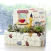 Objets décoratifs Figurines Créativité Si ma maison de jardin dans une petite ville a un micro paysage de plantes charnues Match avec des décorations en résine 230802