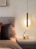 Pendant Lamps Bedside Chandeliers Modern Simple Light Luxury INS Net Red Long-line Lights Nordic