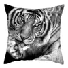 Cushion/Decorative Tiger Lion Picture Case Animal Throw Cover for Home Bedroom Sofa Decorative Cushion Cover R230727