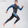 Sous-vêtement thermique pour hommes DaFeiBang Set Survêtement de compression Rashgard Fitness Thermo MMA Gym Sport Suit Long Johns 230802