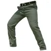 Pantalons pour hommes 2023 hommes printemps décontracté armée militaire pantalons longs mâle étanche Cargo Camping salopette tactique F153