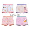 Panties 4pack of Girls' Cotton Underwear Comfortable and Breathable Cute Cartoon Little Girl Underwear Suitable for Girls Aged 38 x0802