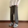 Pantaloni da uomo 2023 di Autunno della Molla Y2K di Colore Solido Allentato Pantaloni Casual Uomo Tutti I Pantaloni Stile di Moda di Fiammifero Cotone KPOP Vestiti Maschili