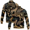 Vestes pour hommes personnalisée hawaïenne palmier tigre tropical paon girafe léopard motif 3D bouton complet veste décontracté unisexe