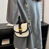 Shoulder Bags For Women 2023 High Quality PU Leather Contrasting Color Messenger Bag Diamond Lattice Designer