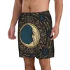 Herenshorts Beach Short Swim Moon in een achthoekige ster Surfen Sport Board Zwemkleding