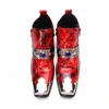 Christia Bella British Red Party Celebration Men Ankle Boots Square Toe Metal Decoration Real Leather Boots Formella klädskor