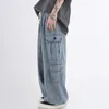 Jeans da uomo TINT ERA Baggy Cargo Uomo Pantaloni oversize in denim a gamba larga Pantaloni maschili Streetwear casual allentato giapponese Hip Hop