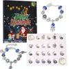 24 Day Advent Calendar Christmas Bells Surprise Blind Box Set Creative Handmade Diy Children's Armband Presentlåda