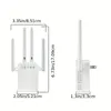 WiFi Extender, 2023 Ny WiFi Extender Signal Booster för Home, WiFi Booster täcker upp till 8470 kvm och 35 enheter, Internet Booter med Ethernet -port