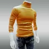 Men's Sweaters Mens Turtleneck Sweaters Thin Red Wine Pullovers Sweater For Men Solid Office Cotton Knitted Clothing Male Sweaters Hombre Tops J230802