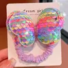 Hair Accessories Sequins Butterfly Ropes Girls Elastic Bands Bows Scrunchie High Ponytail Ties Children Headdress