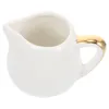 Dinnerware Sets Ceramic Creamer Jug Serving Pitcher Kitchen Sauce Cup Classic For Coffee Tea Sauces ( Size )