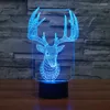 Night Lights Deer Creative Led Nightlight Wholesale Novelty Electronic Gift Atmosphere Lamp Lovely Cartoon Children's Toys