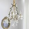 Chandeliers Art Led Chandelier Pendant Lamp Light Room Decor Christmas Decoration Vintage Crystal Foyer Lustre Retro Elegant Lobby Loft