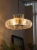 Pendant Lamps Retro Bedroom Chandelier Study And Restaurant B & Designer High-End Copper Glass