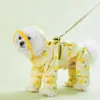 Chien vêtements fruits impression imperméable vêtements pour animaux de compagnie mignon quatre pieds chiens vêtements chat petit imperméable toutes saisons mode Yorkshire