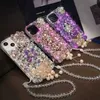 Étuis de téléphone portable Bling Diamond Butterfly Tassel Téléphone Case pour iPhone 14 XR XSS 11 13 Pro Max 12 Pro 7Plus 5 SE 6 S 7 8 plus SE 2020 + COUVERTURE L230731