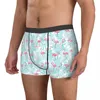 Caleçon homme mignon flamant rose sous-vêtement Jungle Boxer Shorts culotte mâle doux grande taille