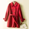 Women's Jackets Long Coat Winter Wool Jacket Fashion Retro Thick Autumn Korean Version