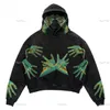 Herrtröjor tröjor högkvalitativa anime tryck hoodie överdimensionerade träning män länge ärm y2k hoodies mode sport lös harajuku gotiska streetwear t230731