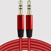 Aux-Kabel, 3,5 mm Stecker auf Stecker, zusätzliches Audiokabel, 1,2 m, buntes Stereo-Auto-Verlängerungskabel für digitale Geräte