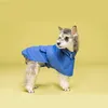 Hondenkleding Reflecterende binnenstrook Stof Pet Mesh Puppy Ademende veiligheidskleding Outdoor Grote waterdichte regenjas