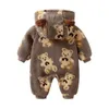 Cosplay Automne Hiver né Bébé Petit Ours Rompere Filles À Capuche Body Garçons À Manches Longues En Peluche Et Épaissir Combinaison Vêtements 230802