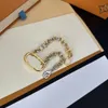 2023 Fashion Style Bracciali Donna Bangle Polsino Polsino Catena Designer Lettera Gioielli Placcato oro 18 carati Bracciale regalo per amanti di nozze in acciaio inossidabile-16