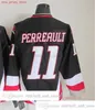 Film vintage hockey 11 gilbert perreault tröjor ccm broderi 26 Thoma Vanek 18 Danny Gare 7 Rick Martin 9 Derek Roy 10 Hawerchuk Jersey Black White Navy Blue