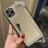 Mobiltelefonfodral Luxury Bling Glitter Diamond Mirror Acrylic Phone Case för iPhone 13 7 8 Plus x 12 XR Max 11 Pro SE 10 6 6S Bow Girl Woman Cover L230731